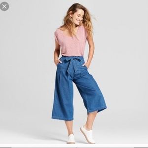 Universal Thread Wide Leg Crop Pants Sz 00/24